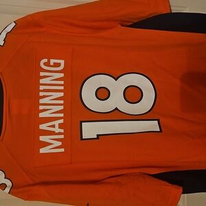 NFL Bright Orange Fan Manning Jersey